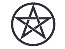 Interwoven pentagram